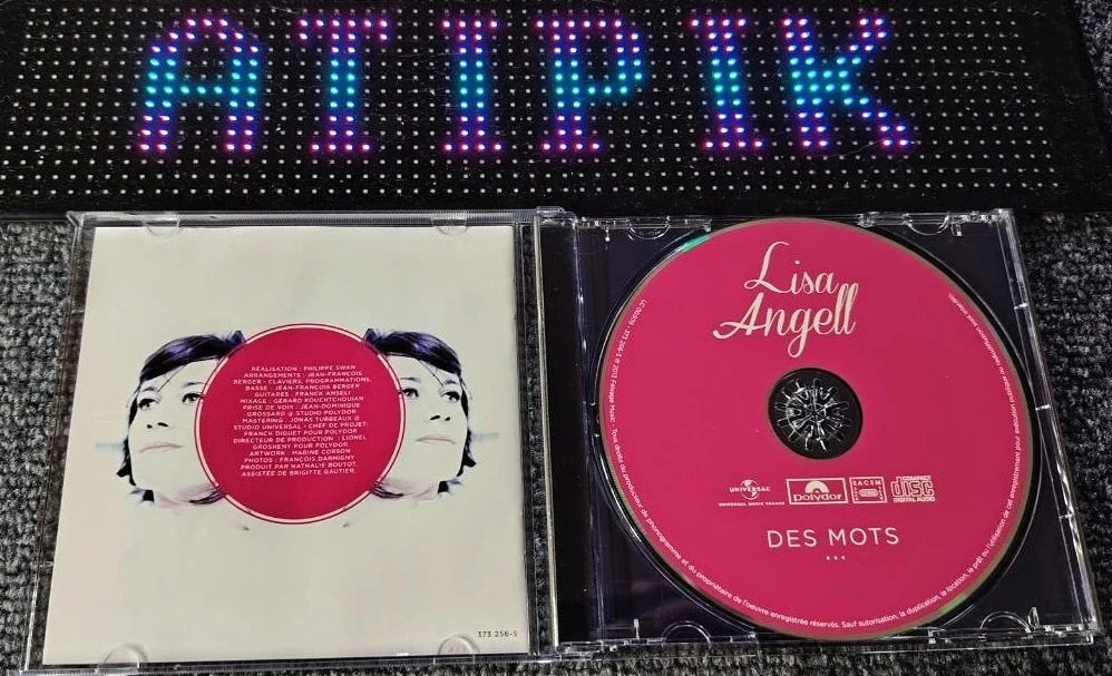 🎤 Lisa Angell - Des Mots - CD Émotion Canción francesa para comprar 💕 – photo 3